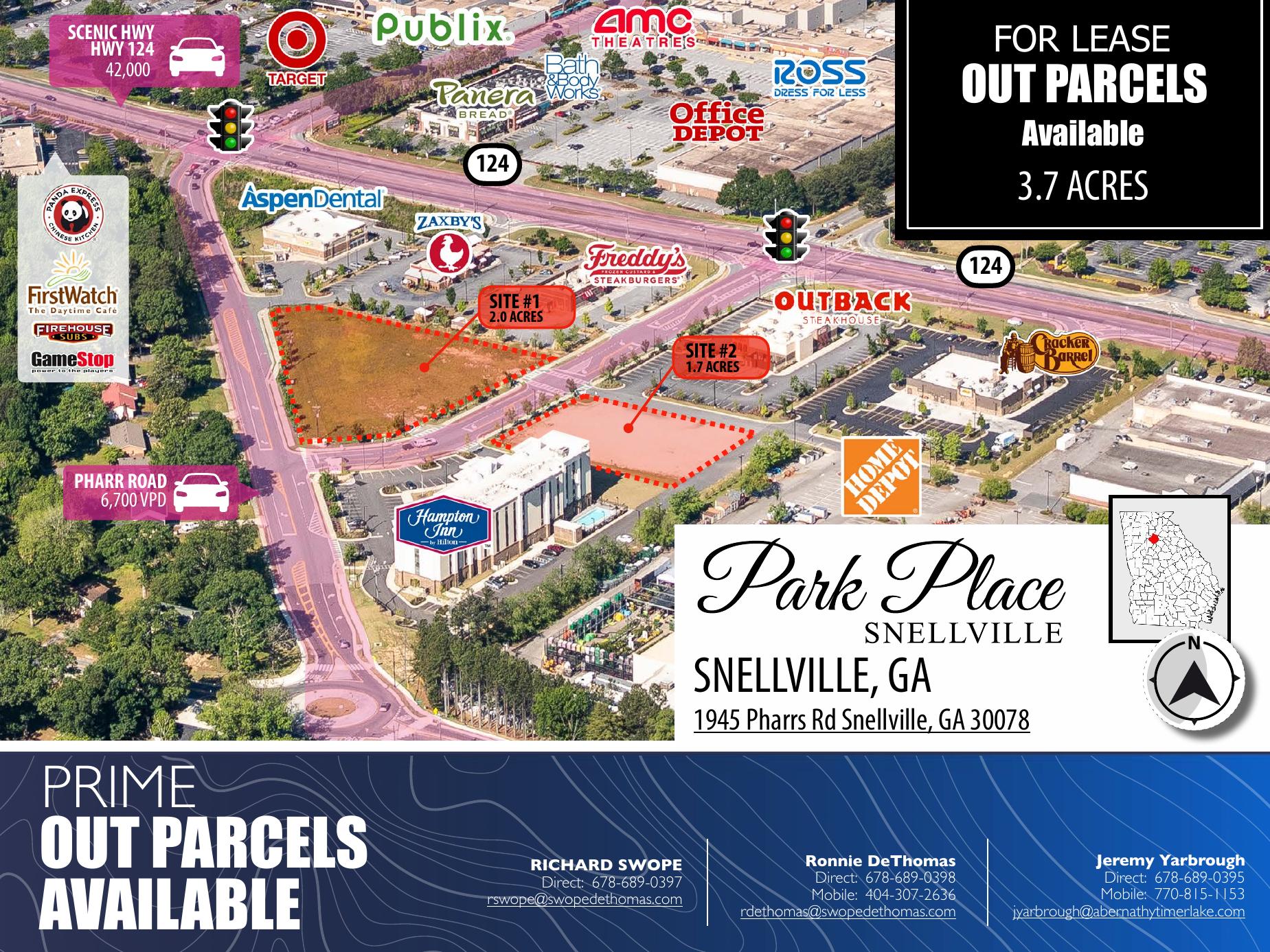 Park Place leasing brochure — cover page